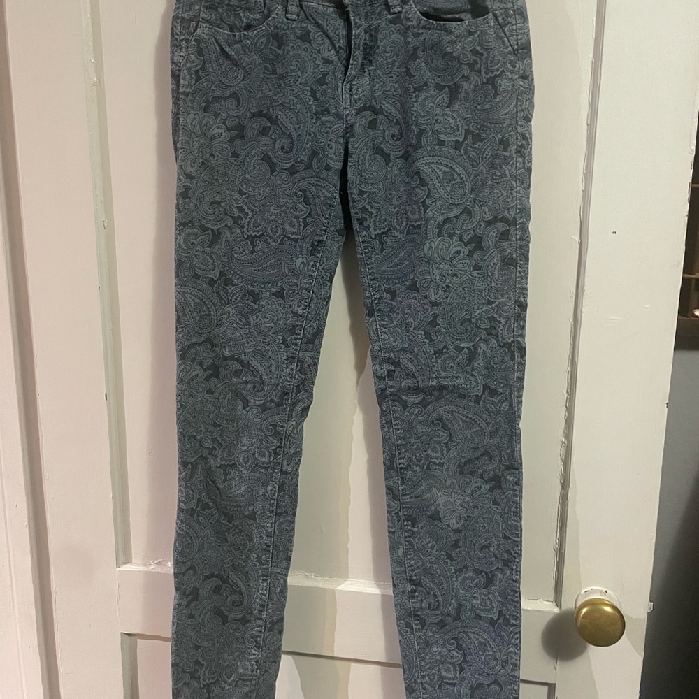 Women's Paisley Print Jeans